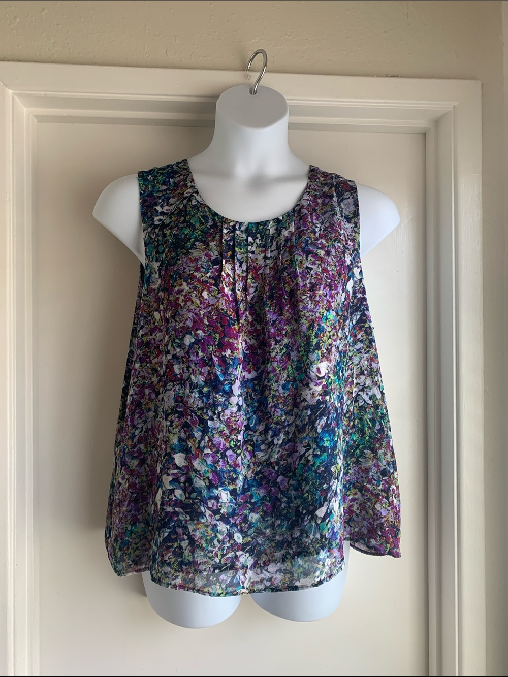 Coldwater Creek Women's Sleeveless Multi-Color Blouse Size 1X